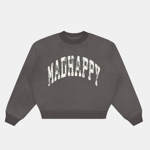 Madhappy Tops - Madhappy Campus Crop Crewneck